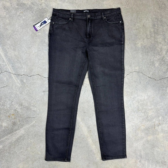 Buffalo David Bitton Denim - Buffalo David Bitton Women's Francesca Mid-Rise Skinny Stretch Jean Black 14 34W